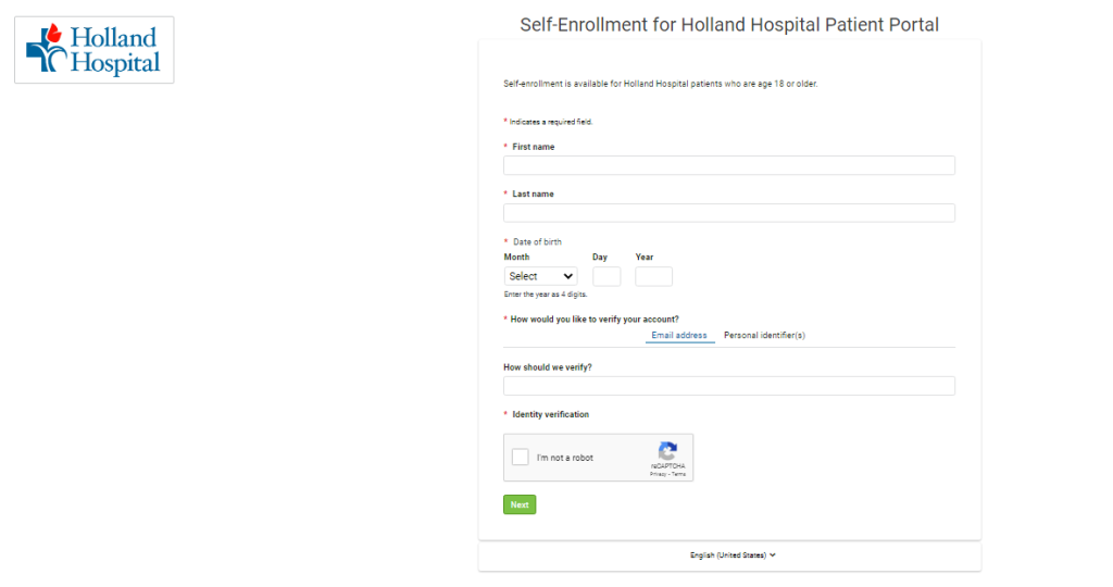 Holland Hospital Patient Portal