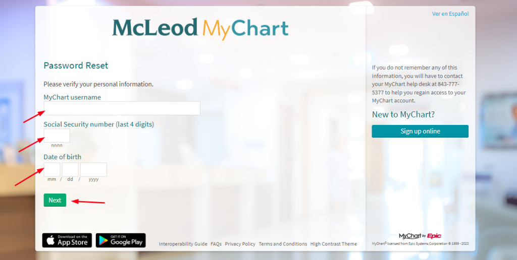 McLeod patient portal