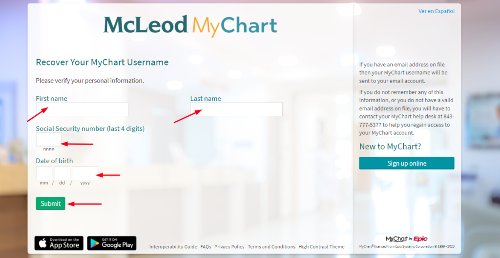 McLeod patient portal