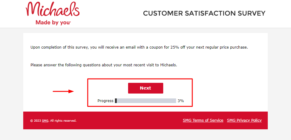 Michaels Customer Satisfaction Survey 