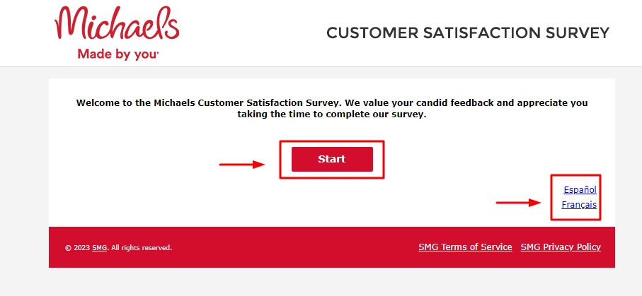 Michaels Customer Satisfaction Survey 