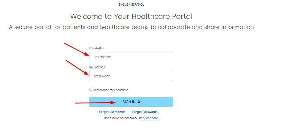 National Park Medical Center Patient Portal 