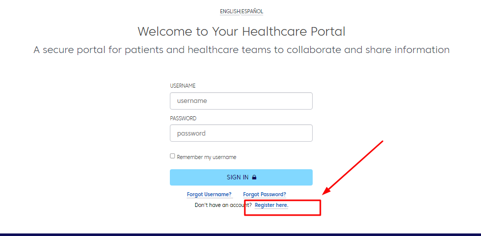 National Park Medical Center Patient Portal 