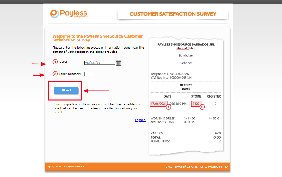 Payless Shoe Source Survey