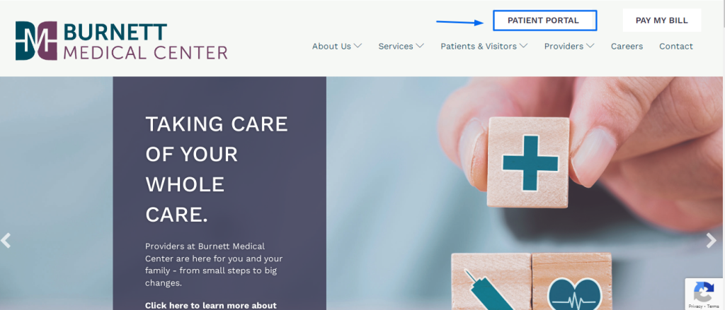 Burnett Medical Center Patient Portal