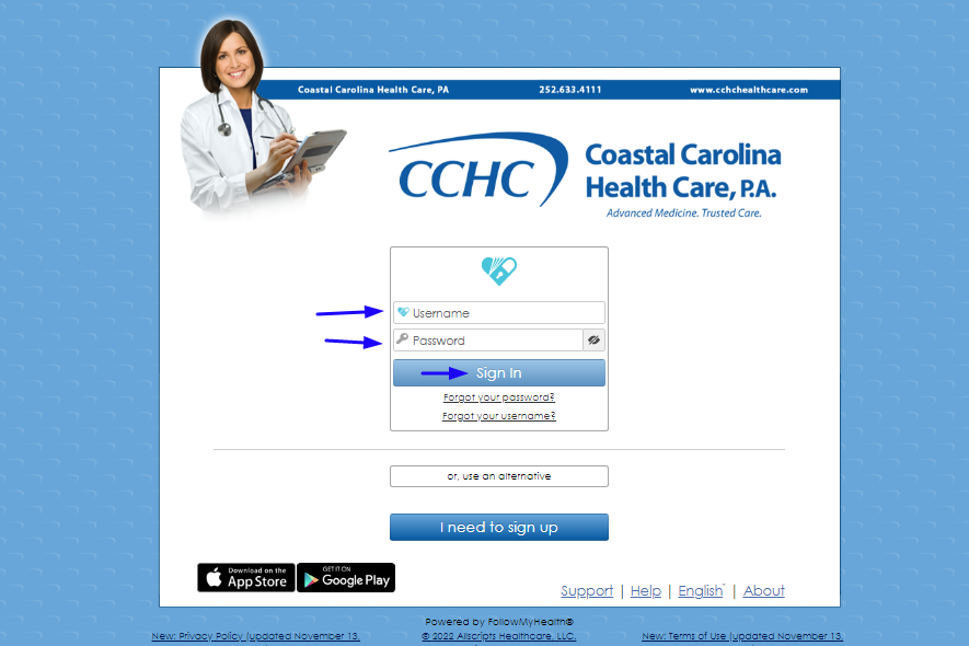 CCHC Patient Portal