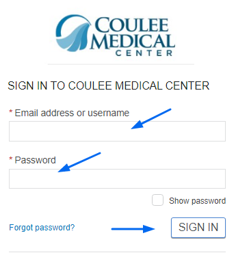 Coulee Medical Center Patient Portal