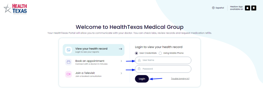 Health Texas Patient Portal 