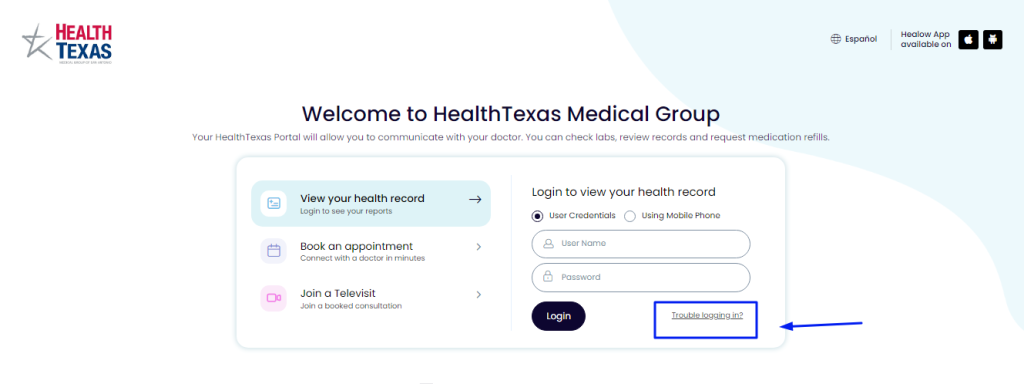 Health Texas Patient Portal 