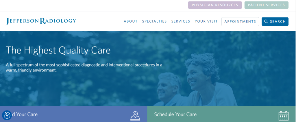 Jefferson Radiology Patient Portal