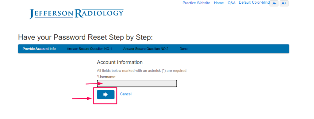 Jefferson Radiology Patient Portal