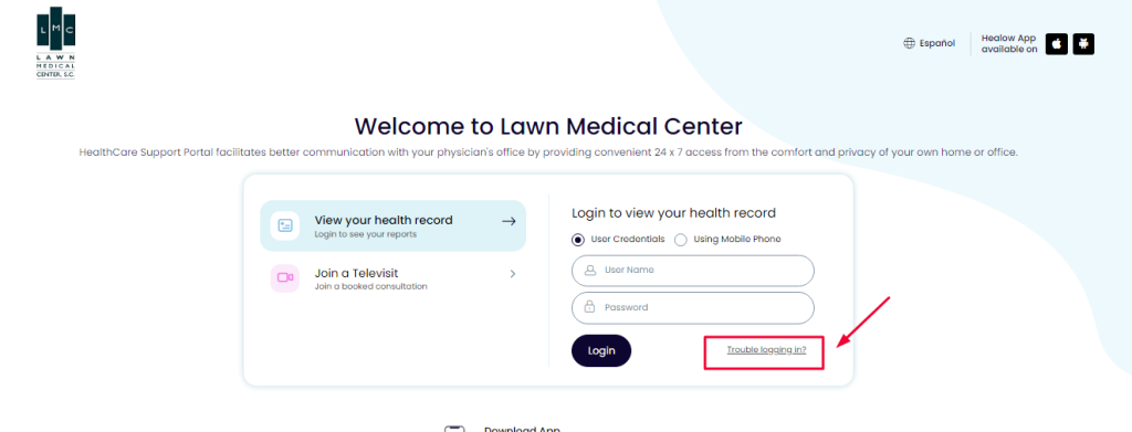 Lawn Medical Center Patient Portal