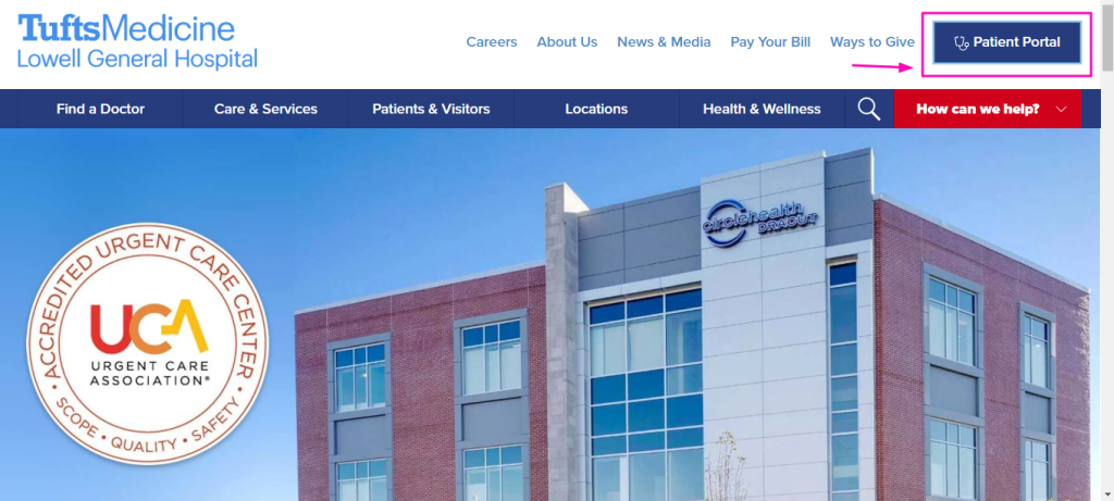 Lowell General Hospital Patient Portal