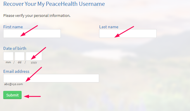My Peacehealth Patient Portal