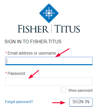 MyFisher Titus Patient Portal