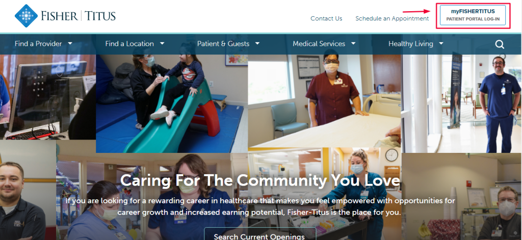 MyFisher Titus Patient Portal
