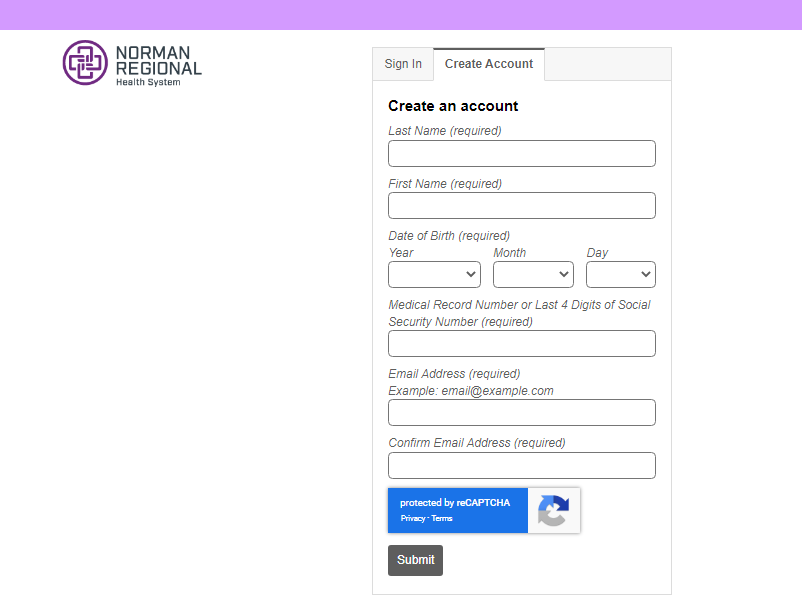 Norman Regional Hospital Patient Portal 