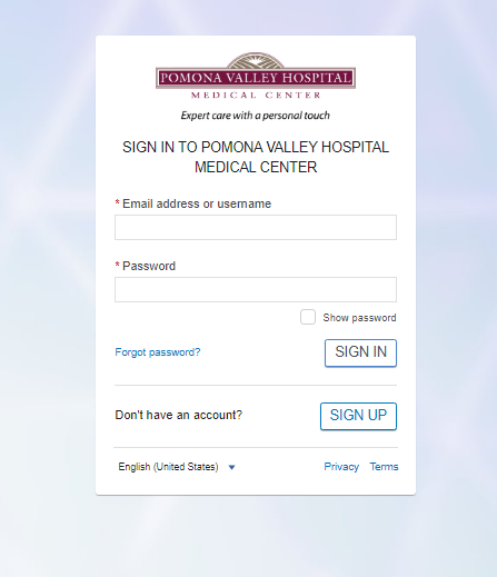 Pomona Valley Hospital Medical Center Patient Portal