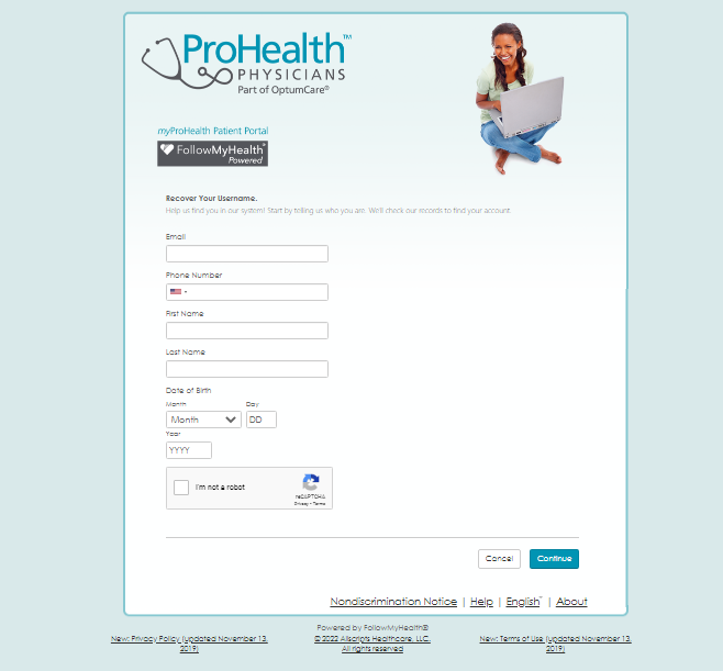 Prohealth Patient Portal