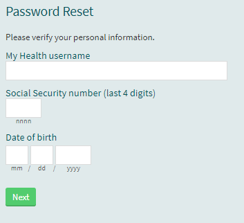 Vanderbilt Myhealth Patient Portal  Login Password Reset 
