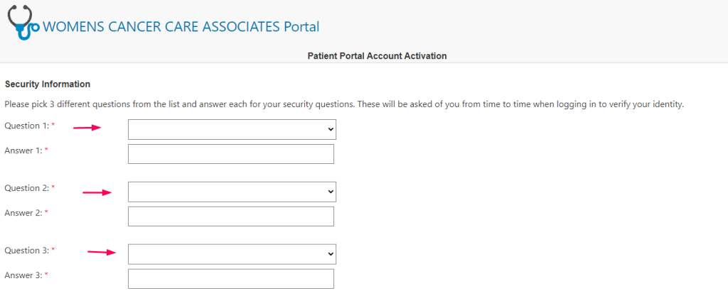 WCCA Medent Patient Portal 