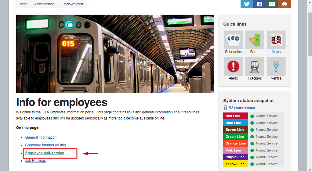 CTA Employee Portal