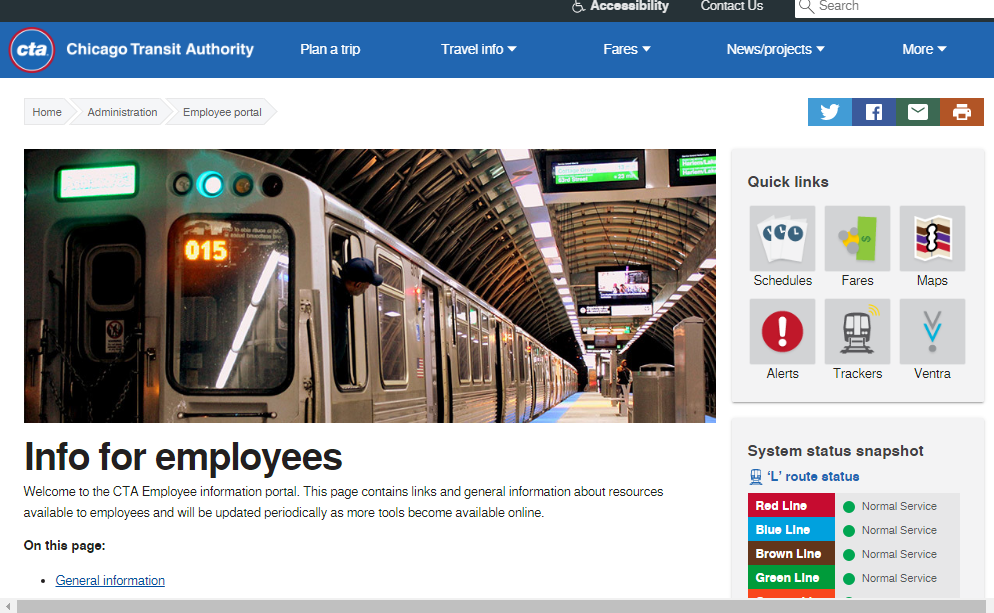 CTA Employee Portal