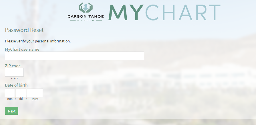 Carson Tahoe Patient Portal