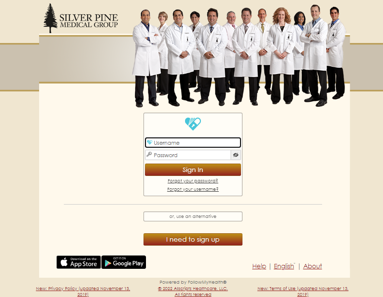 SilverPine Patient Portal