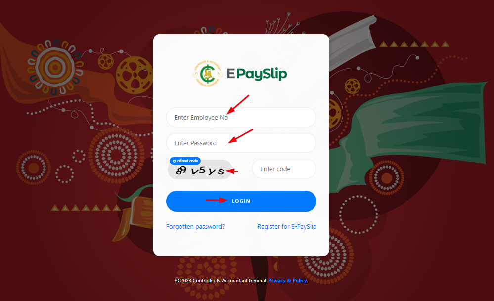 Gogpayslip E Payslip Login 