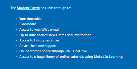 UWL Portal Login