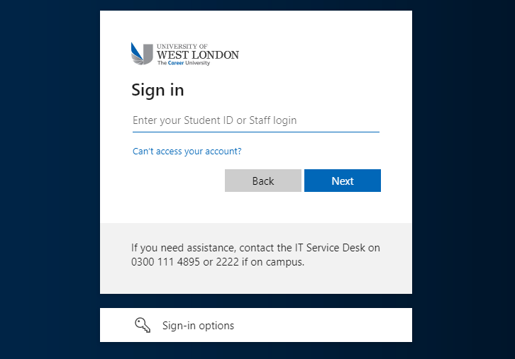 UWL Portal Login